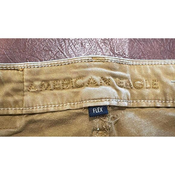 American Eagle Outfitters Pants Womens 26x28 Flex Brown - Picture 6 of 8